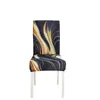 Funda de Silla Hogareña Elástica de Una Pieza Funda para Silla de Comedor Funda Simple para Taburete Universal Todo en Uno Todo Incluido Funda para Silla de Hotel