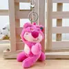 Lindo Bufanda Azul Marino Pato Peluche Colgante Llavero Decoración para Bolso de Pareja Muñeca Juguete Pequeño Juguete de Peluche