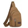Riñonera de lona transfronteriza nueva para hombre, bolsa de pecho para hombre, mochila de moda para hombre, bolso de hombro, bolsa cruzada deportiva multifuncional