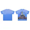 Duaa Transfronteiriça Hip-Hop Harajuku Curta Moda Streetwear Gótica Unissex Punk Casual Algodão Solta Camiseta