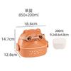 Gafas de Dibujos Animados 3D Oso Lonchera Capas Celosía Portátil Sellada Lonchera Microondas Portátil Tazón de Sopa Barril de Arroz 123 Capas