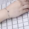 Pulseira Doce Amor da Moda Estilo Mori Simples Fofa Dupla Camada Coração Forma Redonda Contas Pulseira Elegante Joia de Estudante Coreana