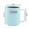 Taza de enjuague bucal, taza de cepillo de dientes simple para el hogar, taza de lavado para niños, pareja, un par de cepillos de dientes simples, juego de taza de dientes creativa