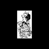 Pegatina semipermanente impermeable para cubrir cicatrices en el antebrazo, estilo japonés, demonio zorro, chica, geisha herbal, máscara Hannya