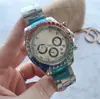 2019 Novo best-seller AliExpress best-seller relógio 6 ponteiros segundos correndo quartzo pulseira de aço relógio de moda fornecimento WeChat