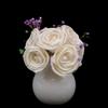 En Stock Al Por Mayor Flor de Paja Rosa Vintage de 4 cm, Difusor de Aroma de Ratán, Difusor de Flores Secas Absorbente de Aceite.