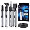 Cortapelos Nasal Eléctrico Kemei Multifuncional Triple en Uno para Hombre KM-6651 Recortador de Vello Nasal Reparador