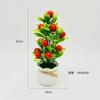 Plantas Artificiales en Maceta para Decoración de Oficina en Casa Plantas Pequeñas en Maceta Fotografía Bonsái Falso Plantas Verdes Bonsái Pequeño al Por Mayor