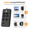 Comercio Exterior Exportación Enchufe de 4/5/6 Orificios Filtro Regleta de Enchufe Dedicada Estándar Brasileño Cable de Extensión Inteligente con Enchufes USB