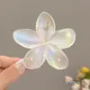 Grampo de Cabelo Presilha Pinça para Rabo de Cavalo Alto Flor de Fada de Verão Feminino 2024 Novo Alta Sensação Presilha Tubarão Pente de Cabelo Parte de Trás da Cabeça Atacado