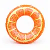 Anillos Inflables de Frutas para Nadar de Venta Caliente Transfronteriza Sandía Limón Uva Juguetes Divertidos de Playa para Niños Flotadores de Agua para Piscina