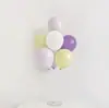 Soporte de columna flotante de mesa de globos retro de colores decoración de escena de fiesta de cumpleaños infantil arreglo accesorios para fotos venta al por mayor