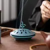 Quemador de incienso Zen quemador de incienso de ciervo auspicioso adornos de escritorio para el hogar ceremonia del té un ciervo quemador de incienso con quemador de incienso de sándalo