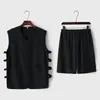 Traje Tang de primavera e outono para homens e jovens, traje masculino de estilo chinês, traje de algodão e linho, traje étnico, traje chinês, conjunto de duas peças