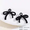 Borboleta de Fita Vazada Combinada com Contas Espaçadoras Douradas para Enfeites de Carro DIY Artesanais, Pulseiras, Chaveiros, Pingentes e Materiais de Acessórios