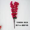 Ramas artificiales de flor de durazno, ramo de flores artificiales, flores de plástico, flores secas individuales, adornos para bodas, interiores y salas de estar, ramas decorativas de flor de durazno.