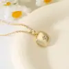 Luo Chen Best-Seller Transfronterizo Cuadrado Tridimensional Retro Estrella de Ocho Puntas Colgante de Collar de Circonita Cadena de Clavícula de Lujo Ligero de Nicho para Mujeres