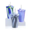 Copo com Tampa de Silicone com Ventosa para Explorações Transfronteiriças 480ml Grande Capacidade à Prova de Vazamento Resistente a Quedas Portátil para Chá com Leite