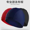 Nueva Gorra de Natación Transpirable de Alta Elasticidad para Hombres y Mujeres, Universal para Niños, Cómoda Gorra de Natación de Nailon Estampada de Color Sólido