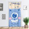 Cortina de Puerta sin Perforaciones Barra Telescópica Cortina de Partición Tejido de Protección Dormitorio Hogar Cortina de Tela Probador de Inodoro Cocina