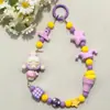 Linda Cadena Dopamina DIY con Uñas de Garra Arriba y Abajo Accesorios Creativos para Colgar en Bolsos Cadena para Muñeca Creativa