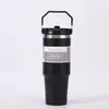 Taza de Coche Portátil Transfronteriza de 30 oz con Asa, Taza de Hielo para Coche Portátil para Exteriores, Taza Termo de Acero Inoxidable 304 de Gran Capacidad