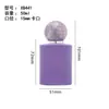 Ventas Directas de Fábrica de Botellas de Perfume Afelpadas, Soporte para Perfume en Stock, Botellas de Vidrio Transparentes de 50 ml, Botellas Vacías, Botellas Reutilizables