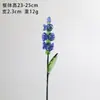 Hierro de Vidrio Zibo Alambre de Hierro Simulado Hecho a Mano Flor de Diciembre Adornos de Decoración para Escritorio Artículo Caliente de Comercio Exterior Transfronterizo