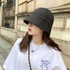 Sombrero de Mujer Estilo Coreano Sombrero de Pescador de Celebridad de Internet Sombrero de Cubeta Sombrero de Protección Solar de Estilo Japonés de Doble Cara de Ala Ancha para Sombra Sombrero de Moda de Verano para Mujer