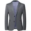 Oferta Especial Liquidação Terno Masculino de Tricô Não Amassa Outono/Inverno Estilo Grosso Caimento Fluido Slim Fit Versátil para Trabalho e Lazer