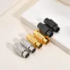 Fecho Magnético de Aço Inoxidável Fivela Magnética Acessórios Fivela Sextavada com Ranhura Fecho Magnético Conector de Cordão de Couro DIY Fecho de Pulseira