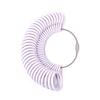 Anillo de plástico de grado al por mayor de Hong Kong Anillo Anillo Anillo Anillo Medidor de tallas Anillo Joyería Herramientas de joyería