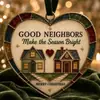 Adorno Navideño Sincero Transfronterizo Acrílico Homenaje al Amor Decoración Navideña F