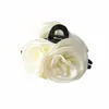 Pinza para el Cabello de Flor de Rosa Transfronteriza, Pinza Grande para la Parte Trasera de la Cabeza, Pinza para el Cabello Hecha a Mano, Accesorio para el Cabello, Pinza de Tiburón de Alta Gama Estilo Ins