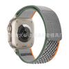 Adecuado para Correa de Apple Watch iWatch S12 Etiqueta de Cuero Bucle de Nailon Wild Trail Correa Ultra4