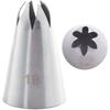Set grande de 4 piezas boquilla para manga pastelera acero inoxidable 304 rosa galleta 6 dientes 8 dientes 10 dientes 12 dientes herramientas para hornear DIY