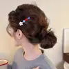 Presilhas de Cabelo para Franja de Meninas Sem Marcas, Presilhas Laterais, Presilhas Coloridas Estilo Escolar Dopamina para Franja, Acessórios de Cabelo, Grampos de Cabelo Infantis Estilo Coreano