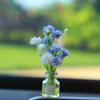 Adornos para Coche con Flores Artificiales Frescas Transfronterizos Florero de Celebridad de Internet Flores Interior del Coche Accesorios para Coche Decoraciones de la Consola Central