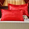 Juego de Almohadas de Algodón para Adultos Funda para Relleno de Almohada Individual Almohada Grande Funda para Almohada Par de Fundas de Almohada Jacquard de Algodón Puro