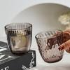 Vaso de vidrio resistente al calor de color ins traje para el hogar de celebridad de Internet taza para beber jugo Hotel Inn taza para enjuague bucal