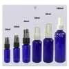 Venta al por mayor, botella pulverizadora de 30 ml/50 ml/100 ml, pequeña regadera, botella de perfume para maquillaje, botella pulverizadora de plástico PET transparente.
