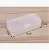 Caja de muestra vacía de plástico PP rectangular transparente con componentes, caja de embalaje, caja de almacenamiento de herramientas, venta al por mayor