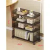 Estante de Mesa para Livros Estante de Mesa Multicamadas para Escritório Estante Pequena Simples para Janela de Sacada Armazenamento Pequeno Armário