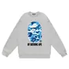 Sudadera Camuflada de Marca de Moda Transfronteriza de Comercio Exterior para Hombre, Otoño e Invierno, Manga Larga, Estampado de Letras, Holgada, Cuello Redondo, Pulóver