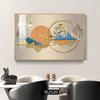 Luz luxo restaurante pintura decorativa alce azul abstrato sala de estar pendurado pintura moderna minimalista banner sala de jantar sala de jantar pintura mural