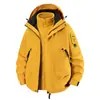 Jaquetas de Exterior para Homens e Mulheres no Outono e Inverno Jaquetas à Prova de Vento e Impermeáveis Jaqueta Três em Um com Forro de Aquecimento de Grafeno Removível