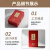 Caja de Vino Personalizable Colección de Alta Gama, Caja Vacía de Licor para Regalo Empresarial Diseño Caja de Vino Tinto con Tapa abatible Venta Caliente Transfronteriza