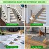Escalera de Escalada de Madera para Mascotas Rampa para Perros Mayores Escalones de Madera para Perros Peldaños Antideslizantes Estructura de Cama de Madera para Perros