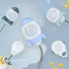 Serie Spaceman Creativa Mini Lámpara de Mesa Pequeña Luz Cálida con Clip Dormitorio Protección Ocular Lámpara de Aprendizaje Lectura Luz de Noche de Cabecera