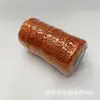 Corda de Algodão Colorida de 2mm Corda de Algodão Bicolor Fio de Algodão Seda Dourado e Prateado Linha de Embalagem Artesanal DIY Linha para Etiqueta Fio de Algodão